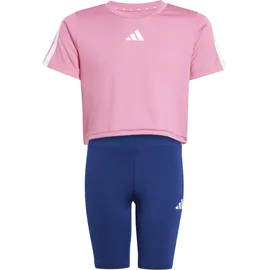 adidas Mädchen Set JG TR-ES 3S SET JJ5043 164 - Pink Fusion/White - 164