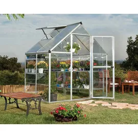 CANOPIA Hybrid Alu silber Polycarbonat 0,7 mm/Dach HKP 4 mm 2,3 m2