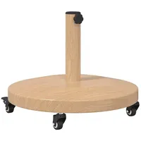 VidaXL Sonnenschirmständer für den Außenbereich Helles Holz