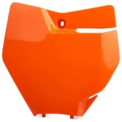 POLISPORT KTM orangefarbenes vorderes Nummernschild