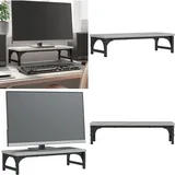 Vidaxl - Monitorständer Grau Sonoma 55x23x14 cm Holzwerkstoff - Monitorständer - Laptoptisch - Schreibtischaccessoires - Ergonomie - Bürobedarf