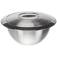 Weis Thermoschüssel mit Deckel Ø 26 cm, 1,8 L, Edelstahl, Silber, Aussendurchmesser 25 x 25 x 13 cm Volumen, Liter