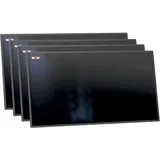 4x Wolf Hochleistungs-Sonnenkollektor Quer TopSon F3-1Q, schwarzgrau, 9,2 m2