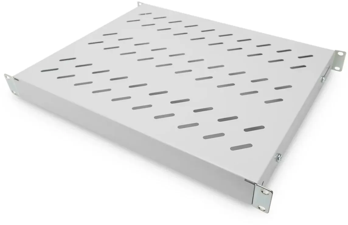 Digitus Fachboden mit variablen Befestigungsschienen zum Festeinbau in 483 mm (19