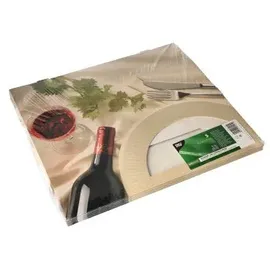 Papstar 5 Transport- und Catering-Kartons 8 cm x 46 cm x 31 cm "Orchidee" mit Sichtfenster,