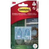3M CommandTM Haken M für den Außenbereich in ovaler Form Transparent Inhalt: 2St.