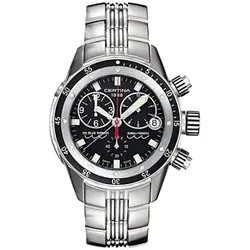 Certina Herren Quarz Kollektion DS Blue Ribbon Chrono C007.417.11.051.00 - schwarz,silber - 43mm