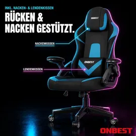 onbest Gaming Stuhl Blau