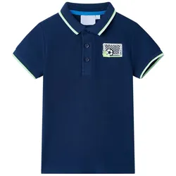 Kinder-Poloshirt Marineblau 104