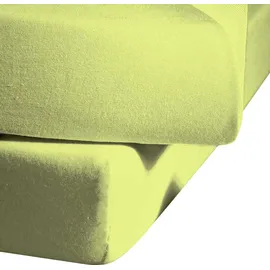 FLEURESSE Colours 009100 Mako-Satin 90 x 200 cm apfelgrün