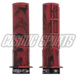 DMR Brendog Deathgrip Thin Flangeless Griffe Fahrradgriffe rot 133 mm