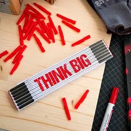 TOX Zollstock "THINK BIG" Holz