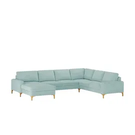 Max Schelling Wohnlandschaft Maximum ¦ türkis/petrol ¦ Maße (cm): B: 333 H: 86 T: 253.0