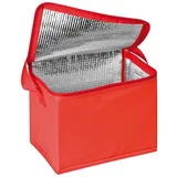 MacMa Kühltasche für 6 Dosen à 0,5l / Farbe: rot