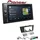 EHO Pioneer DMH-G220BT 2-DIN Autoradio Mediacenter Bluetooth USB AUX passend für Volvo V70 II 2000-2003 schwarz