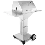 THÜROS T3 BBQ Station fahrbar Holzkohlegrill Edelstahl