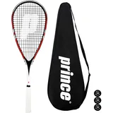 Prince Team 400 & 450 Squashschläger-Serie, inklusive kompletter Länge schützender Squashschlägerhülle & 3 Squashbälle (Team Warrior 450)