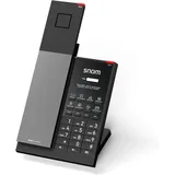 Snom HD351W DECT/WiFi Telefon - Schnurlos mit Antibakteriellem Gehäuse, Optische Rufanzeige, 5 Handgeräte, Freisprechen, Stummschaltung, Server in Deutschland