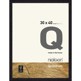 Nielsen Design nielsen Holz Bilderrahmen Quadrum, 30x40 cm, rabenschwarz