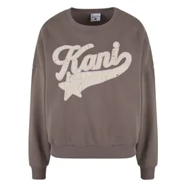 Karl Kani Woven Signature Star Logo Crew Pullover - Braun
