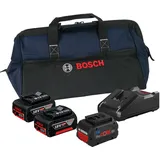 Bosch Starter-Set 18 V 2x 4,0 Ah + 1x 5,5 Ah Akku + Ladegerät