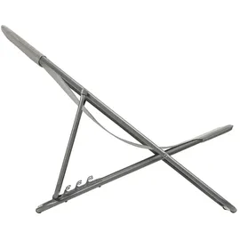 Lafuma Maxi Transat Liegestuhl Stahl/Batyline Hellgrau