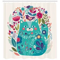 ABAKUHAUS Duschvorhang 175 x 200 cm mehrfarbig