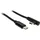 Inter-Tech USB-C auf USB-C 1 m Schwarz