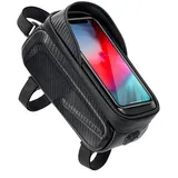 DAHJSD Fahrrad Rahmentasche für Specialized Turbo Tero X 2023 – wasserdichte Fahrradtasche mit Handyhalterung, TPU Touchscreen Handytasche, Fahrradzubehör für Rennrad & MTB