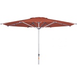 Doppler Alu Expert-Teleskop 350 x 350 cm terracotta ohne Volant