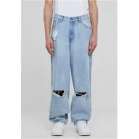 URBAN CLASSICS Heavy Ounce Knee Cut Baggy Fit Blau 40