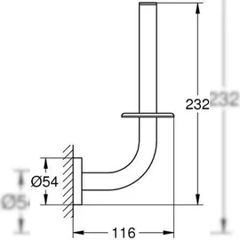 Grohe Essentials Reservepapierhalter