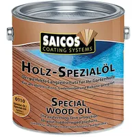Saicos Saicos, Holzschutz + Holzfarbe, Holz-Spezialöl für Terrassen (Teak, 2.50 l)