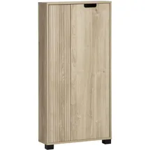 Schildmeyer Emmik Midischrank 59,8 x 124 x 19,5 cm Weiß/Eiche Dekor