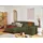 lisa design Garance, Ecksofa beidseitig montierbar - 4-Sitzer, aus Cord , Grün - Grün