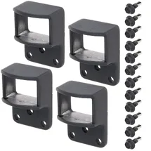 GAH Alberts Zaun-Set Aluminium anthrazit