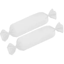 Traumschlaf Edel-Linon Unifarben Weiß 26 x 79 cm + 26 x 79 cm