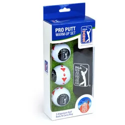 PGA Pro Putt Warm up Set 3 Bälle+ Beutel