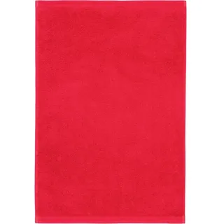 Gästetuch Vegan Life 40 x 60 cm Baumwolle Rot Kirsche