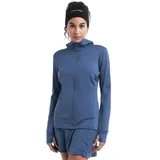 Icebreaker 260 Quantum IV Zip Ho Damen Kapuzenjacke (Blau L