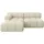 altdecor Ecksofa modulares Sofa Razon-L1 - 190x160x70 cm Beige Bouclé