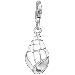 Elli Muschel Anhänger Strand 925 Sterling Silber Charms & Kettenanhänger   Damen