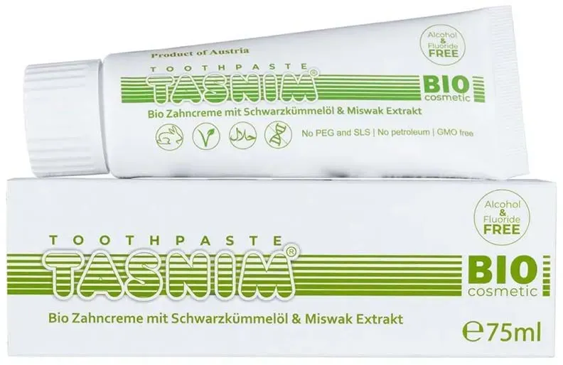 Tasnim Bio Zahnpasta mit Schwarzkümmelöl 125 ml