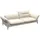 flexlux 3-Sitzer Salino, Funktionssofa, Relaxsofa, Sofa mit Arm- und Kopfteil-Verstellungen, Kaltschaum & Stahl-Wellen weiß