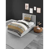 BIERBAUM 3751 Schneeflocken Gold 155 x 220 cm + 80 x 80 cm