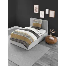 BIERBAUM 3751 Schneeflocken Gold 155 x 220 cm + 80 x 80 cm