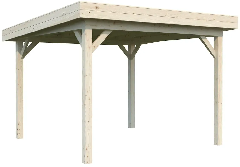 Palmako Carport/Pavillon Connect Lenna 8,3 m2 naturbelassen