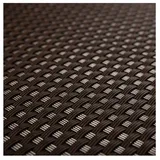 Haga Zaunblende 90 x 90 cm Dunkelbraun Rattan