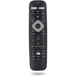 Philips TV Original Ersatz-Fernbedienung NH500UP NETFLIX & VUDU Tasten