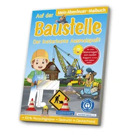 Media Verlag Malbuch Blauer Engel: Baustelle
